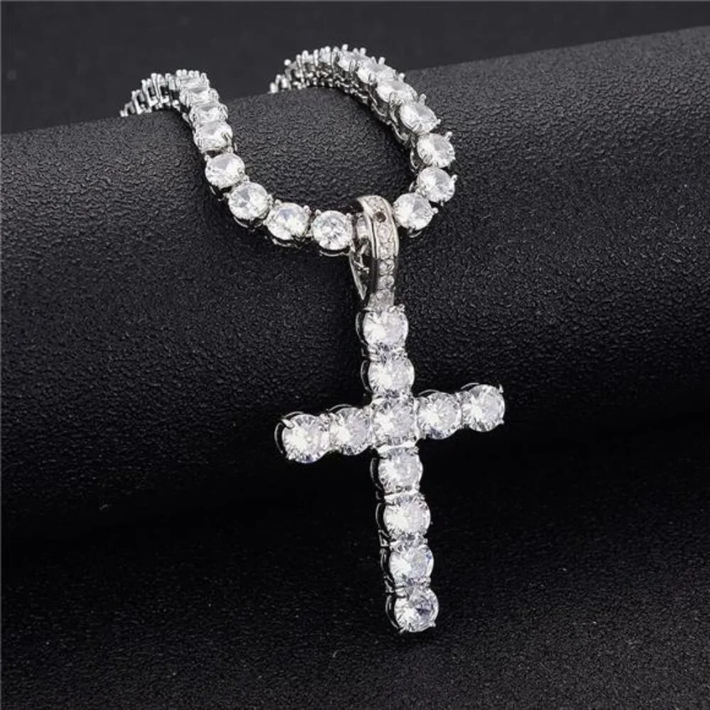 Ronglry Cuban Link Chain for Men Miami Cuban Link Chain Silver Cuban Chain 18